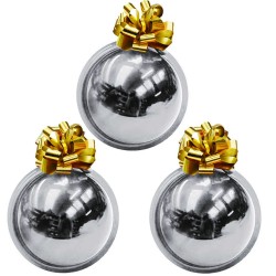 Kit 3 sfere con fiocco Ø 25 cm