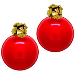 Kit 2 sfere con fiocco Ø 40 cm